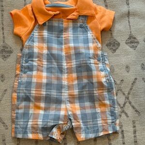 3 Months Carters T shirt and Overalls
